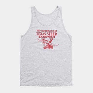 Texas Steer Sandwich Tank Top